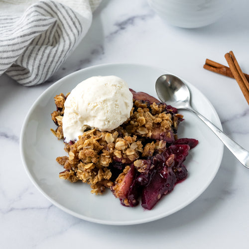 Wild Blueberry Apple Crisp