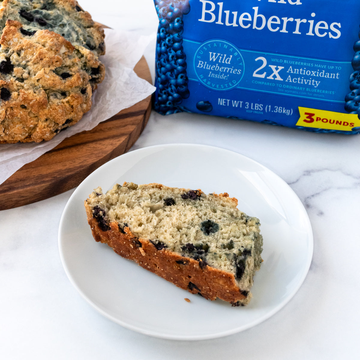 Wild Blueberry Irish Soda Bread