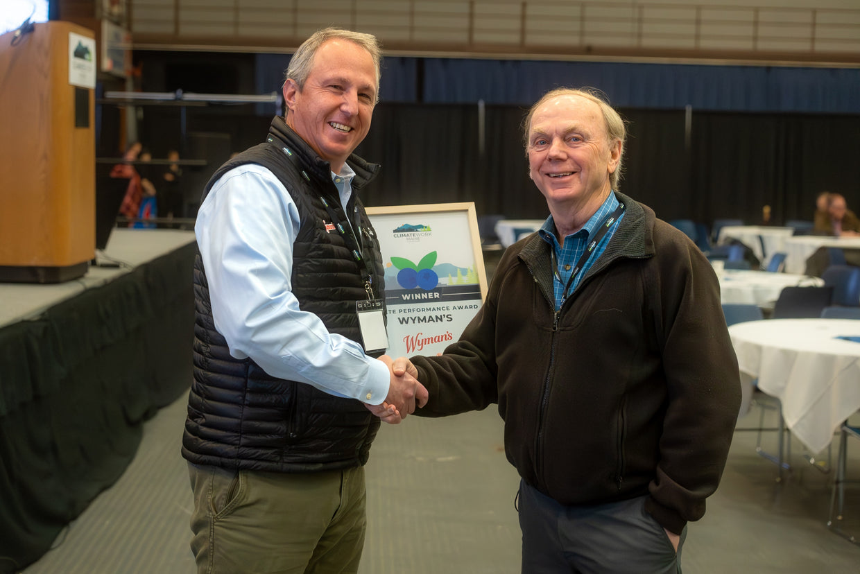 Wyman’s Receives Inaugural Climate Performance Award from ClimateWork Maine