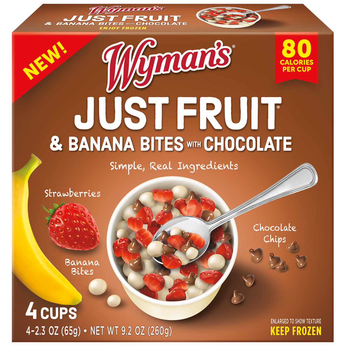 Just Fruit - Banana Bites with Chocolate — Shop Wyman's