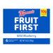 Wyman's Fruit First Wild Blueberry Waffles with 10g of protein per waffle